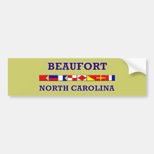 Beaufort Bumpersticker (Voorkant)