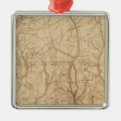 Beaufort District, South Carolina Metalen Ornament (Voorkant)