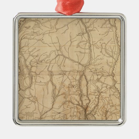 Beaufort District, South Carolina Metalen Ornament (Voorkant)