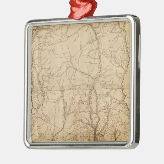 Beaufort District, South Carolina Metalen Ornament (Links)