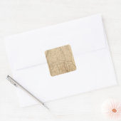 Beaufort District, South Carolina Vierkante Sticker (Envelop)
