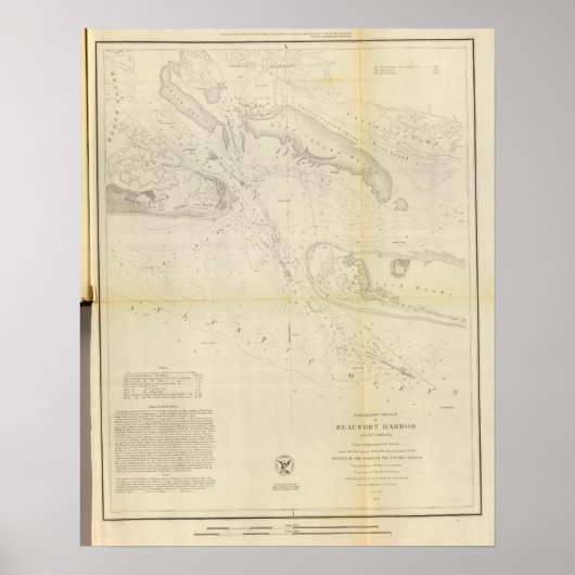 Beaufort Harbour, NC Poster (Voorkant)