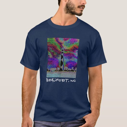 Beaufort, NC - Cape Lookout (terug) T-shirt (Voorkant)