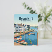 Beaufort North Carolina Briefkaart (Staand voorkant)