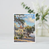 Beaufort North Carolina Souvenir Briefkaart (Staand voorkant)
