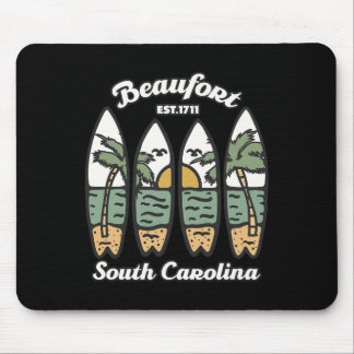 Beaufort South Carolina Surfen Surfer Zonsondergan Muismat