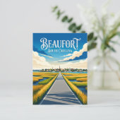 Beaufort USA Briefkaart (Staand voorkant)