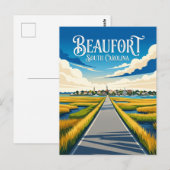 Beaufort USA Briefkaart (Voorkant / Achterkant)