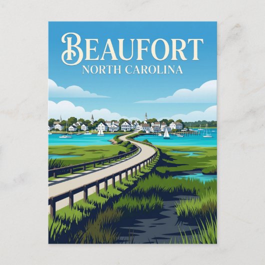 Beaufort Verenigde Staten Briefkaart (Voorkant)