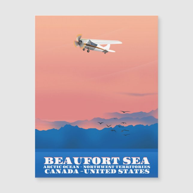 Beaufort Zee Canada Verenigde Staten reisposter (Voorkant)