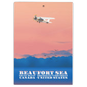 Beaufort Zee Canada Verenigde Staten reisposter Klembord (Achterkant)
