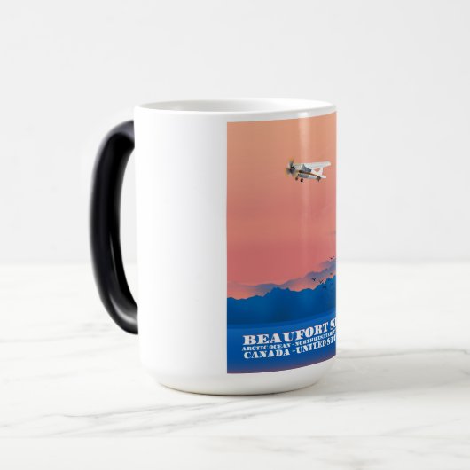 Beaufort Zee Canada Verenigde Staten reisposter Magische Mok (Voorkant links)