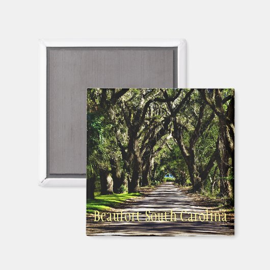 beaufort zuid carolina magnet (Voorkant / Achterkant)