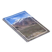 Beauful Aconcagua National Park Uitzicht, Argentin Notitieboek (Rechterzijde)