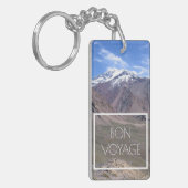 Beauful Acongagua National Park Uitzicht, Argentin Sleutelhanger (Voorkant Links)