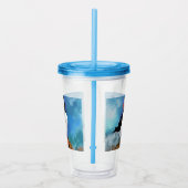 Beauful Acryltumbler Atlantic Puffin Bird Acryl Drinkbeker (Rechts)