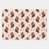 Beauful African Woman Abstract Brown Pattern Inpakpapier Vel (Voorkant)