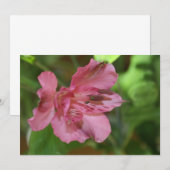 Beauful Alstroemeria Flower Invitation Kaart (Voorkant / Achterkant)