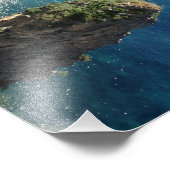 Beauful Amalfi Coast, Praiano, Italië Foto Afdruk (Hoek)