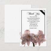 Beauful Amaryllis Flower Bedankkaart (Voorkant / Achterkant)