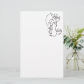 Beauful Angel Briefpapier (Staand voorkant)