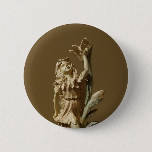 Beauful Angel-Button Ronde Button 5,7 Cm (Voorkant)