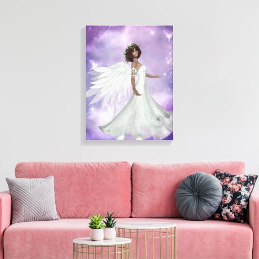 Beauful Angel Design 3 Canvas (Insitu (Woonkamer))