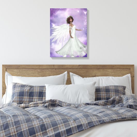 Beauful Angel Design 3 Canvas (Insitu (Slaapkamer))