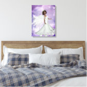 Beauful Angel Design 3 Canvas Afdruk (Insitu (Slaapkamer))