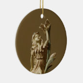 Beauful Angel-kerstboomOrnament Keramisch Ornament (Rechts)