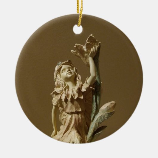 Beauful Angel-kerstboomOrnament Keramisch Ornament (Voorkant)