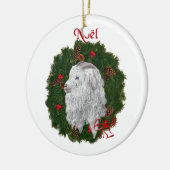 Beauful Angora Noel Ornament (Links)