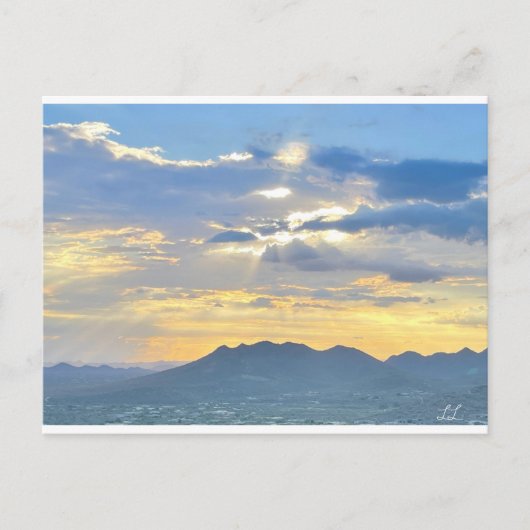 Beauful Arizona Sunset Briefkaart (Voorkant)