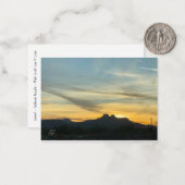 Beauful Arizona Sunset Notitiekaartje (Voorkant / Achterkant in situ)