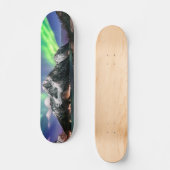 Beauful Aurora Snow Mountain Persoonlijk Skateboard (Voorkant)