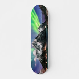 Beauful Aurora Snow Mountain Persoonlijk Skateboard