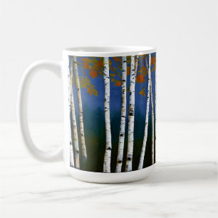 Beauful Autumn Birch Koffiemok