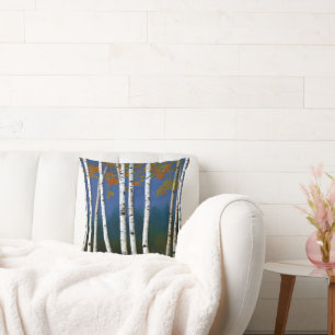 Beauful Autumn Birch Kussen