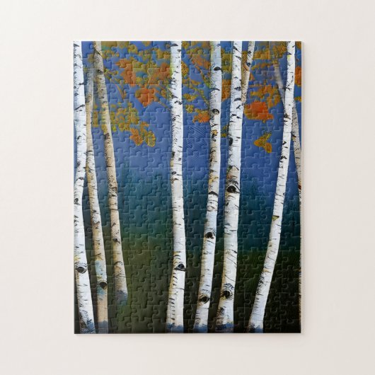 Beauful Autumn Birch Legpuzzel (Verticaal)