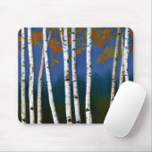 Beauful Autumn Birch Muismat (Met muis)