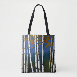 Beauful Autumn Birch Tote Bag