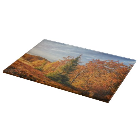 Beauful Autumn Mountain Scene Snijplank (Hoek)