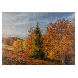 Beauful Autumn Mountain Scene Snijplank
