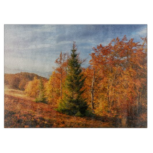 Beauful Autumn Mountain Scene Snijplank (Voorkant)
