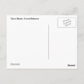 Beauful Bahamian Beach Briefkaart (Achterkant)