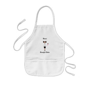 Beauful Baker Apron African American Kinder Schort