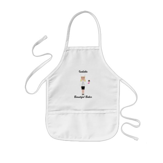 Beauful Baker Apron Blonde Kinder Schort (Voorkant)