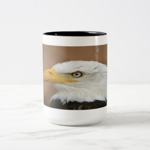Beauful Bald Eagle Tweekleurige Koffiemok