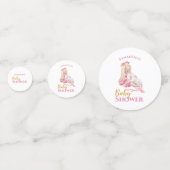 Beauful Ballerina Baby shower Table Confetti (Voorkanten)