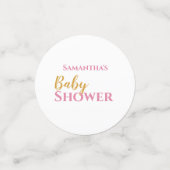 Beauful Ballerina Baby shower Table Confetti (Kleine voorkant)